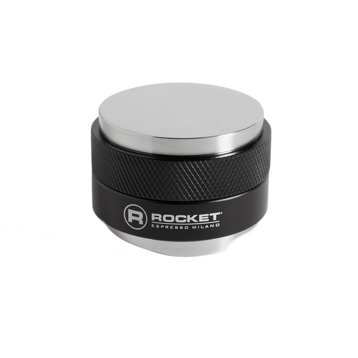 Rocket 2-in-1 distributor tamper and leveler, matte black – Coffee Coaching Club 1