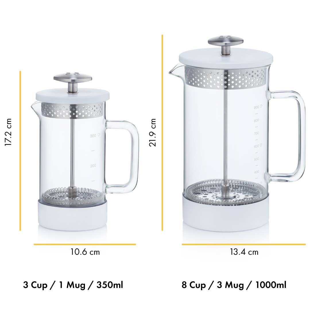 Plastic Free French Press - Core Coffee Press 1000 ml - cobre - Coffee Coaching Club