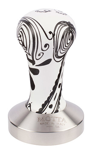 Tamper plat MOTTA "Noir-Blanc" 58mm - Coffee Coaching Club
