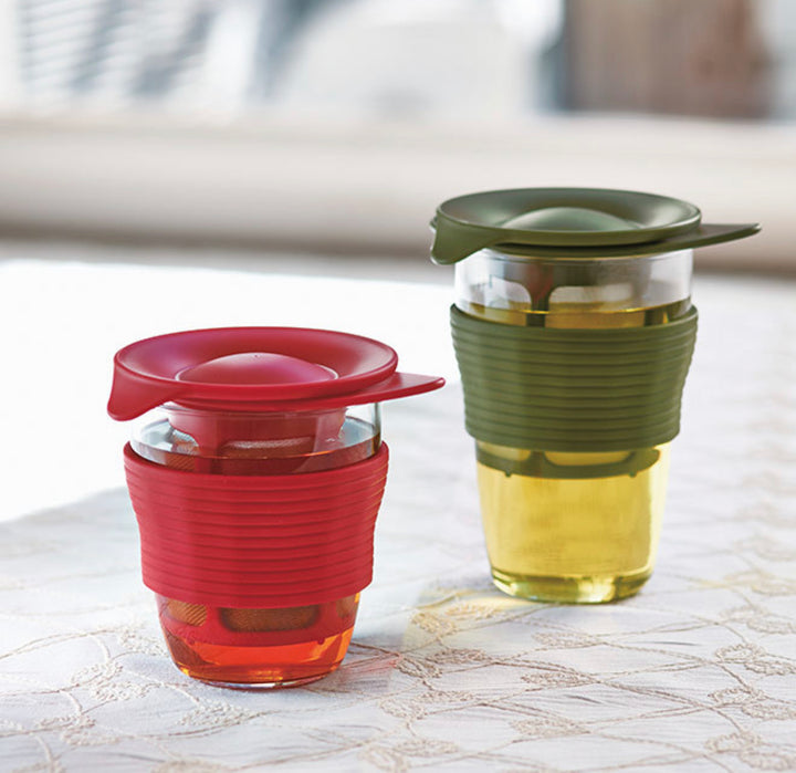 HARIO Handy Tea Maker 200 ml - Olive Green - Coffee Coaching Club