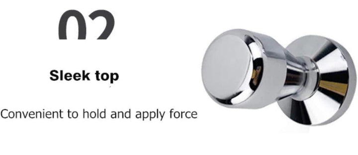 Tamper stainless steel 58.5 mm - Coffee Coaching Club