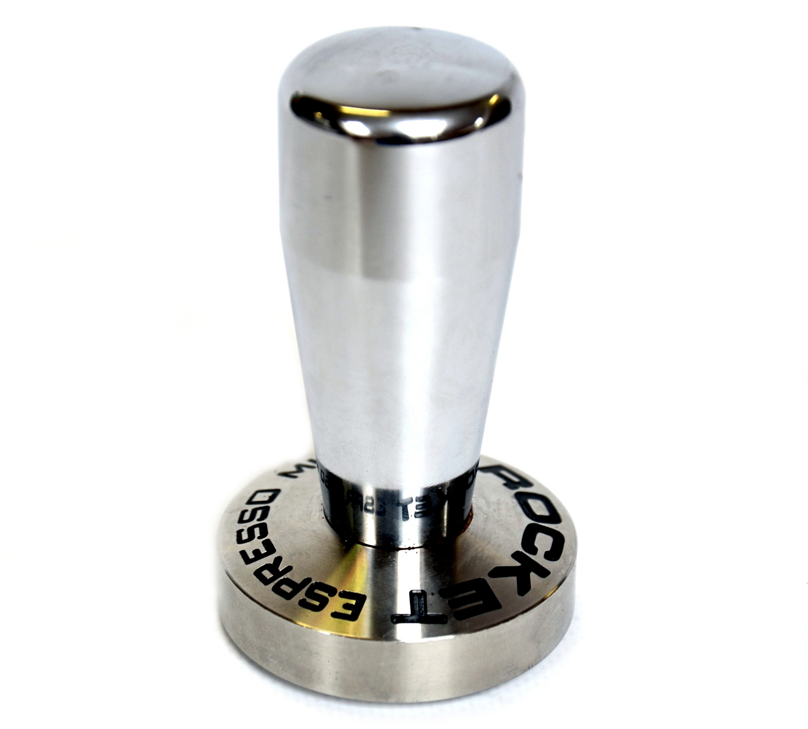 Rocket tamper INOX stainless steel, flat base 58 mm – Coffee Coaching Club 1